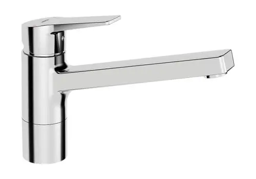 HANSA Einhebelmischer Küchenarmatur, Niederdruck HANSATWIST 0912 Kupferrohr Ausladung 199 mm DN15 Chrom, 09121183, Artikel in Kategorie